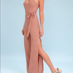 Lulus Blush Jumpsuit